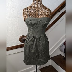 Mossimo Army Green Dress w/ Pockets